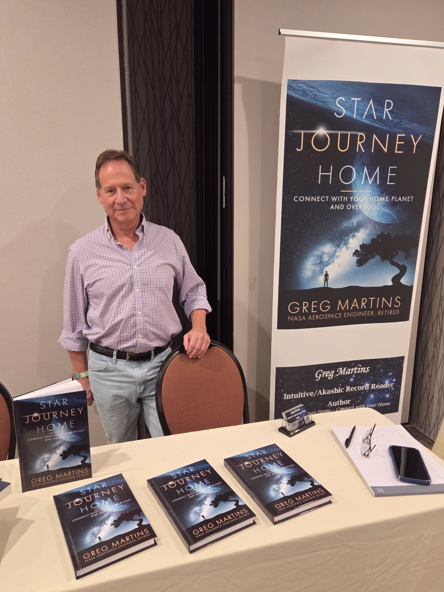 Greg Martins at a Book Signing